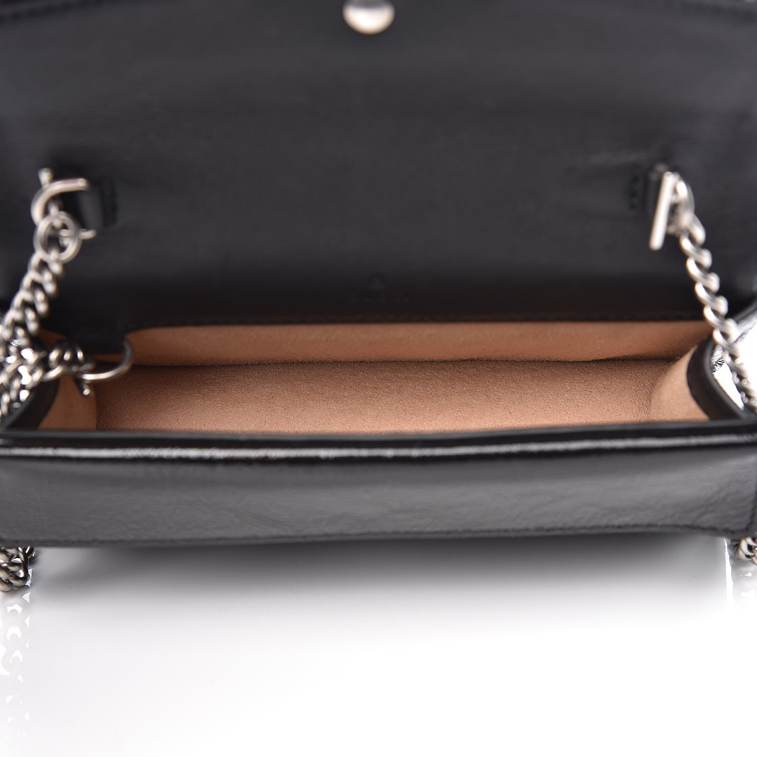 Gucci Velvet GG Monogram Super Mini Dionysus Shoulder Bag Blue Beige Black 5 of 8