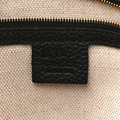 Gucci Pebbled Calfskin Medium Soho Chain Shoulder Bag Black 6 of 11