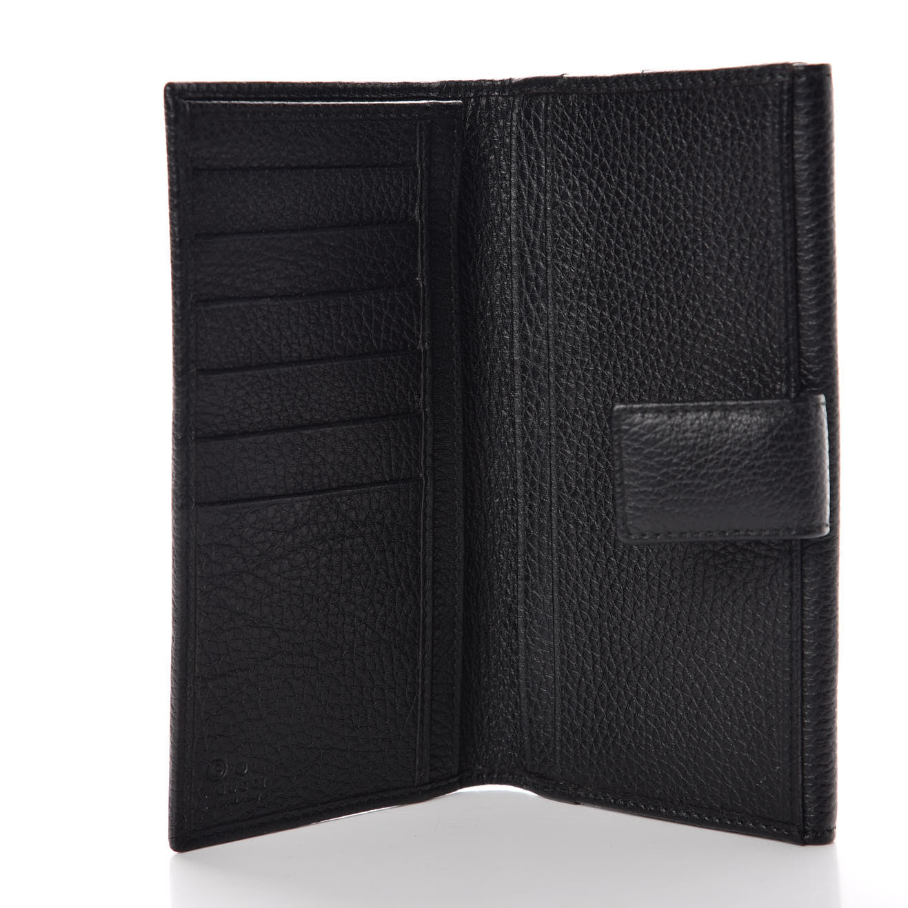 Canvas Monogram Continental Wallet Black