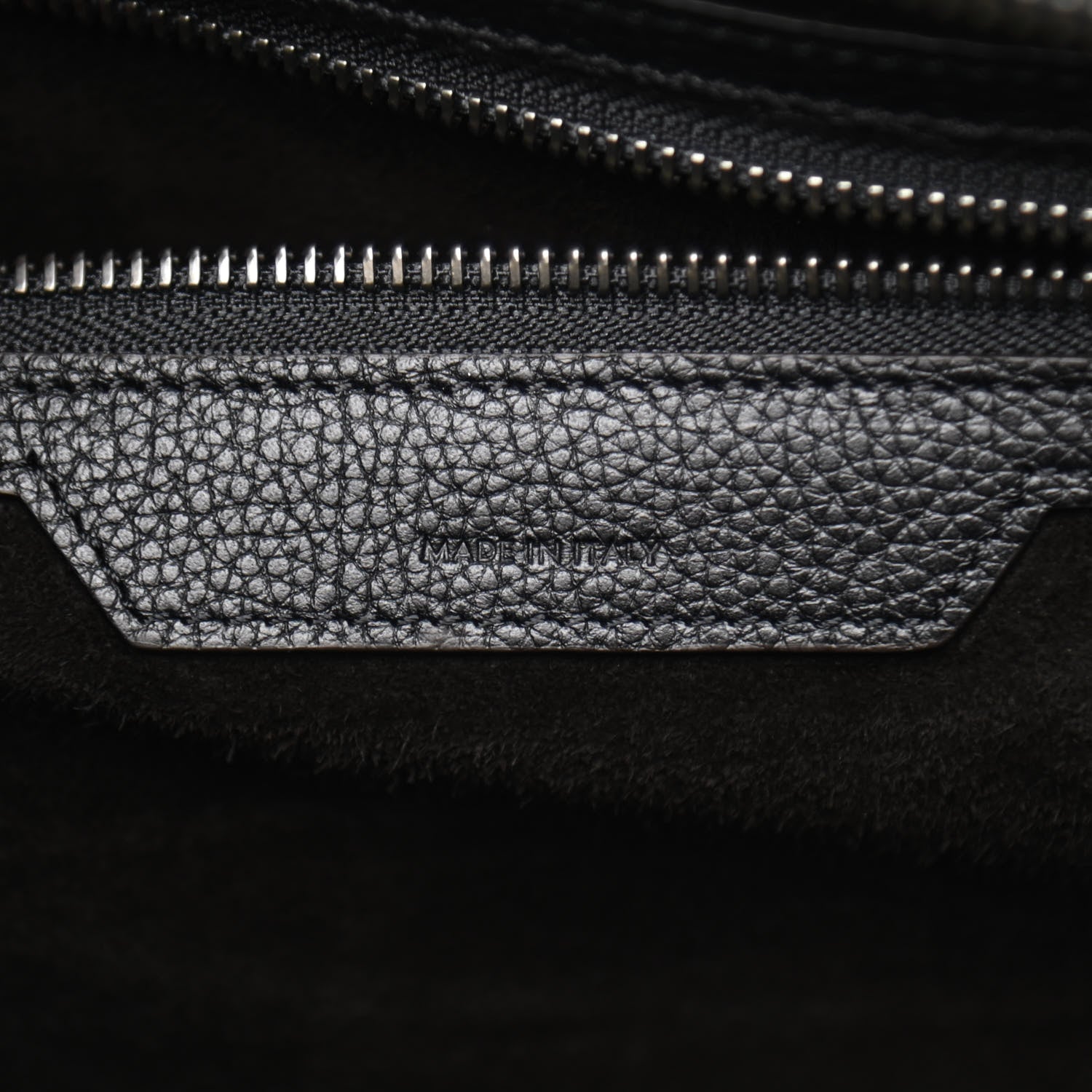 Celine Drummed Calfskin Mini Luggage Black 6 of 10