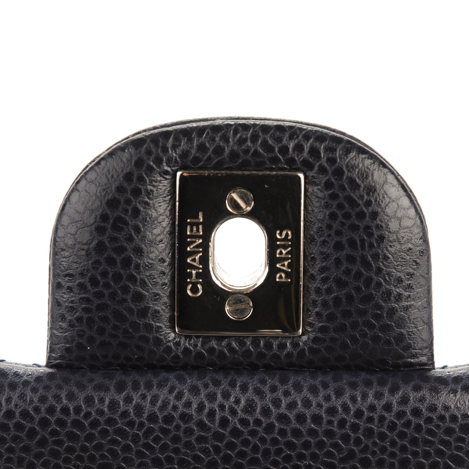 Chanel Caviar Quilted Mini Square Flap Navy 6 of 10