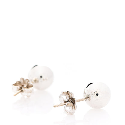 Tiffany Sterling Silver 8mm HardWear Ball Earrings 3 of 5