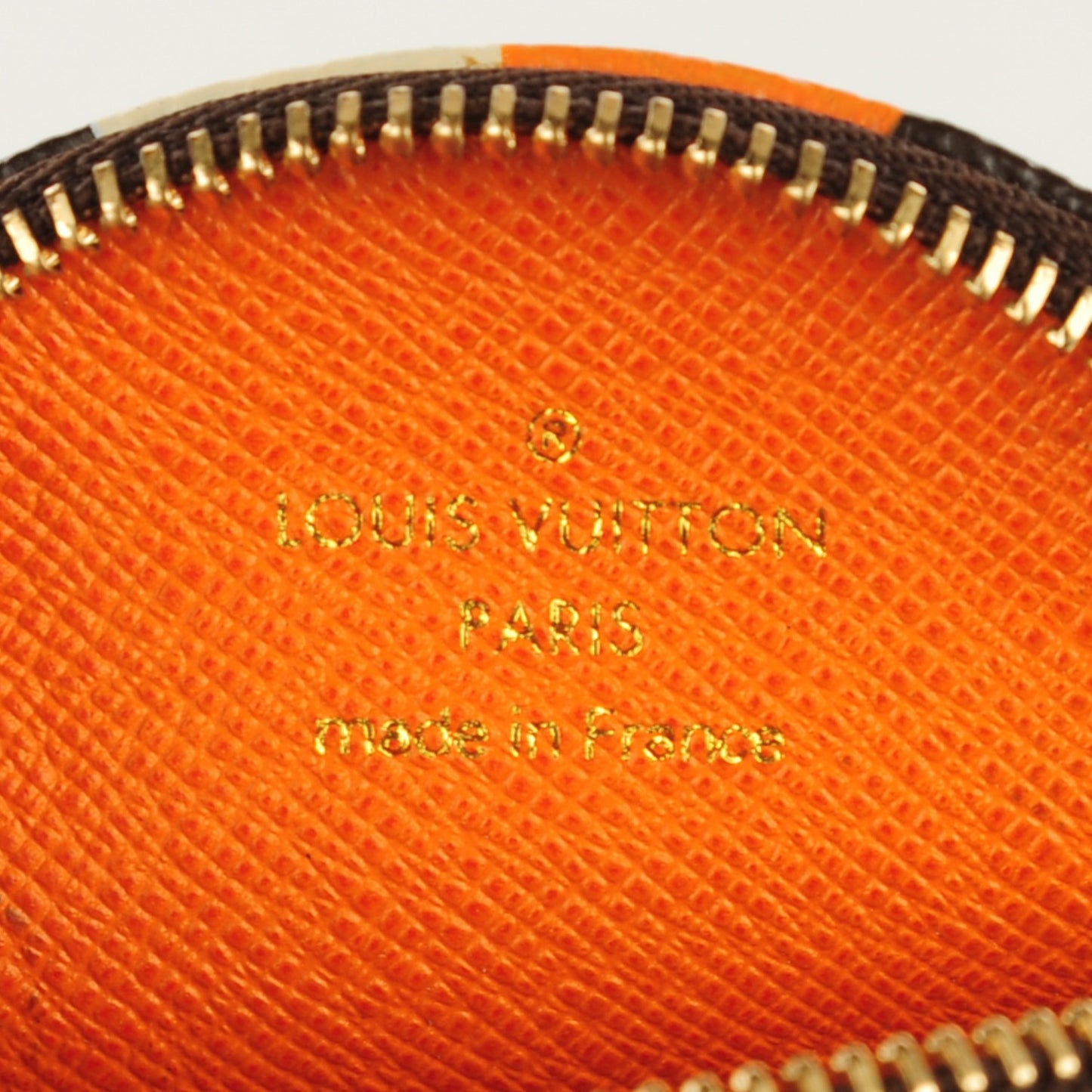 Monogram Groom Round Coin Purse