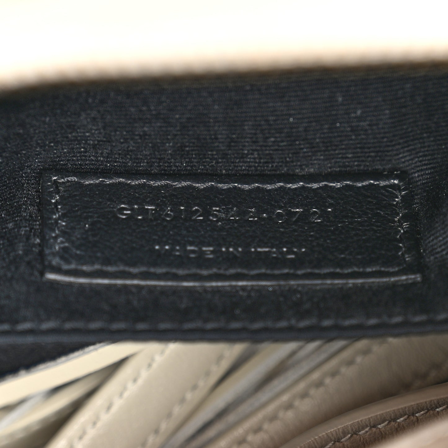 Calfskin Matelasse Monogram Lou Camera Bag Crema Soft