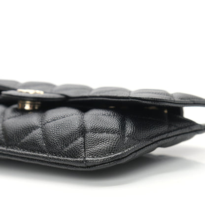 Chanel Caviar Fabric Graffiti Foldable Tote Bag With Chain Black Multicolor 17 of 17