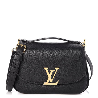 Louis Vuitton Grained Calfskin Vivienne NM Black 1 of 6
