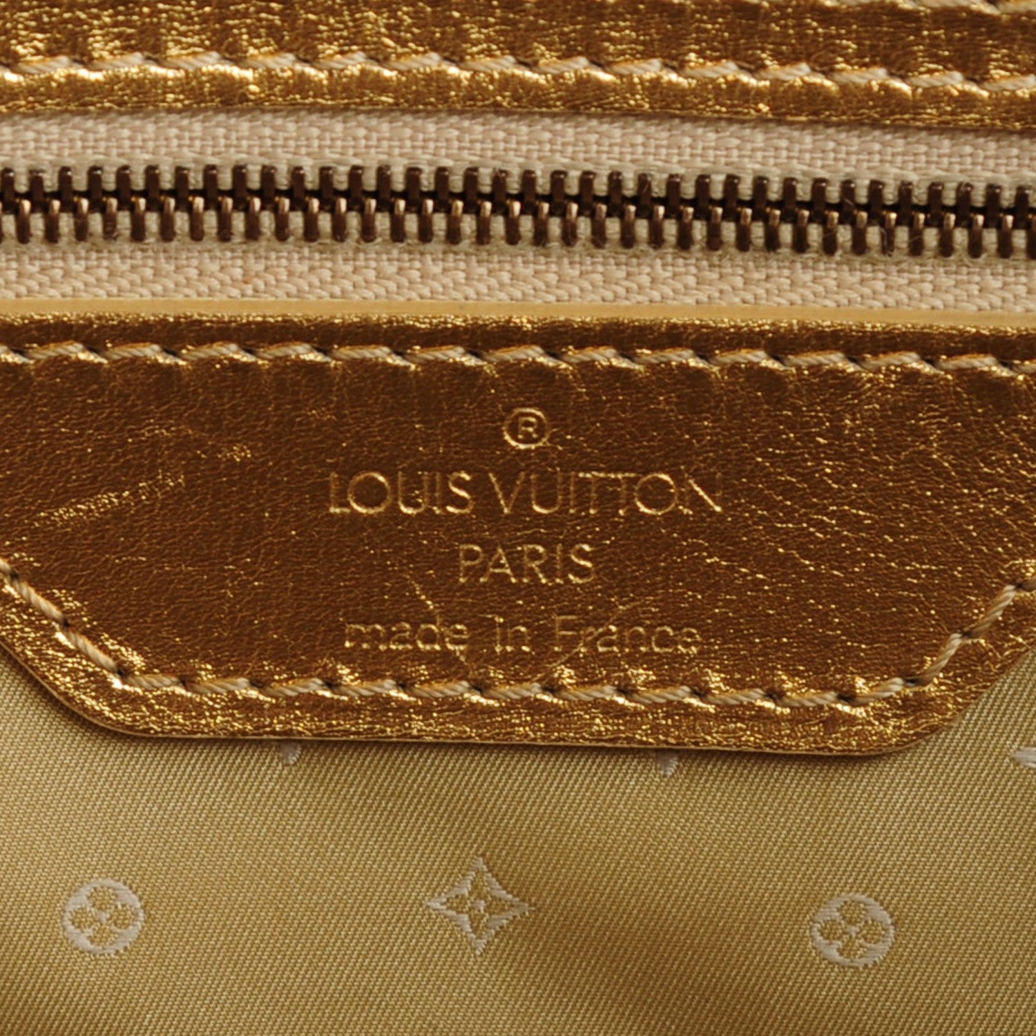 Louis Vuitton Suhali Lockit MM Gold 6 of 10