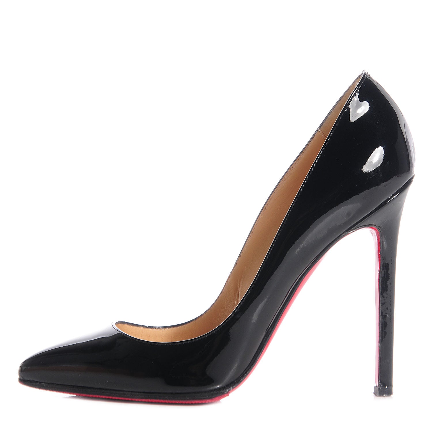 Christian Louboutin Patent Pigalle 120 Pumps 35.5 Black 1 of 6