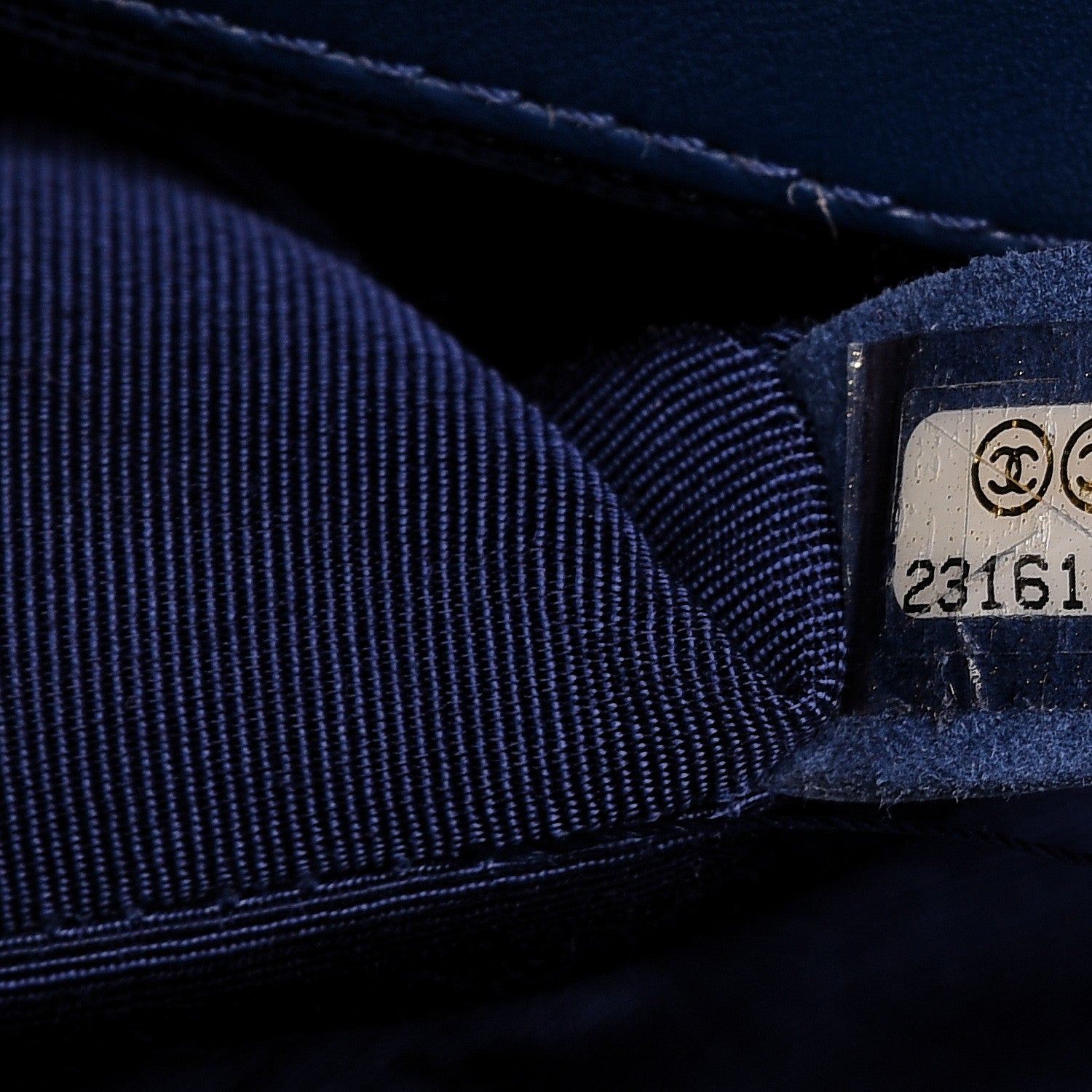 Chanel Lambskin Quilted New Medium Boy Flap Dark Blue 7 of 15