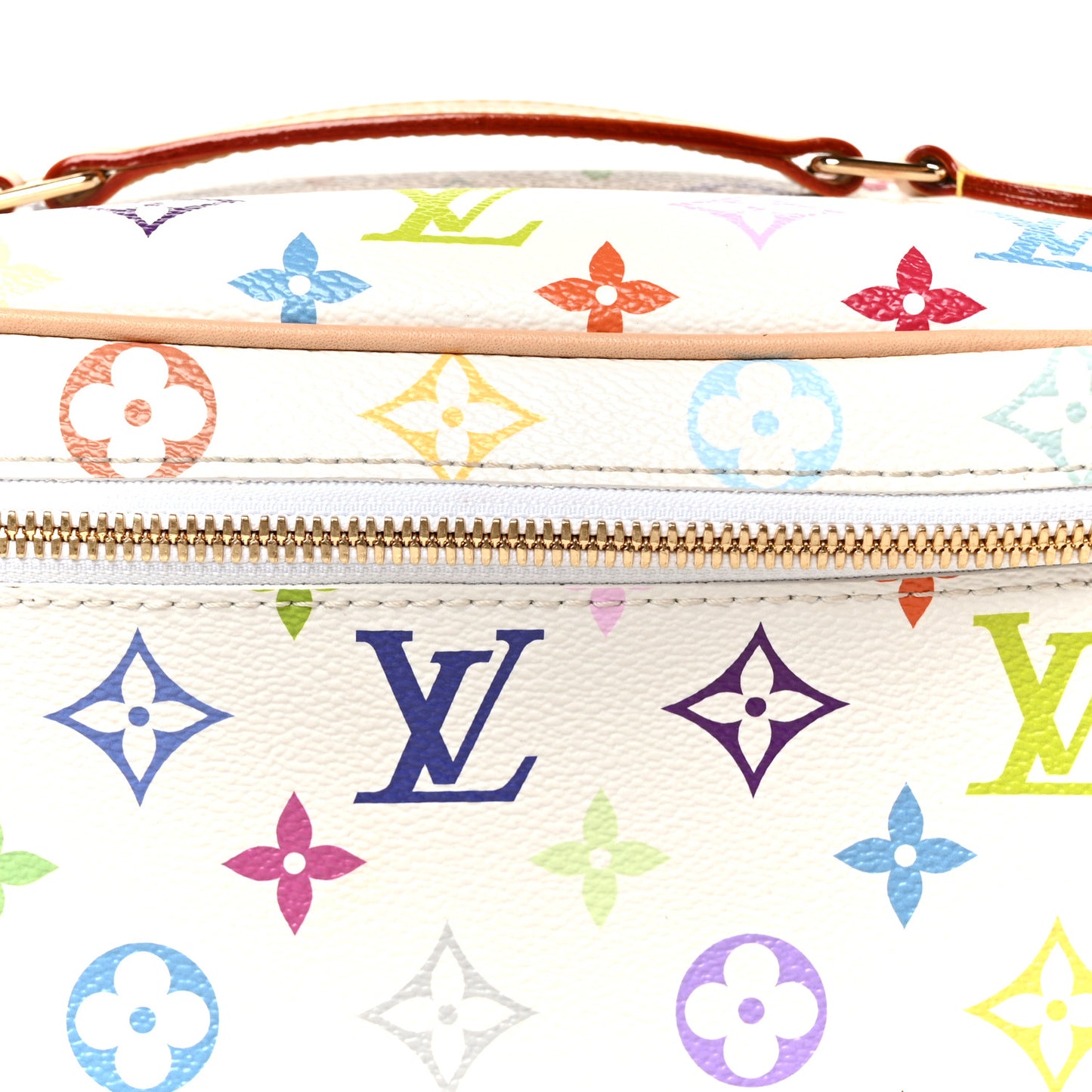 LV X TM Monogram Multicolor Nice BB White