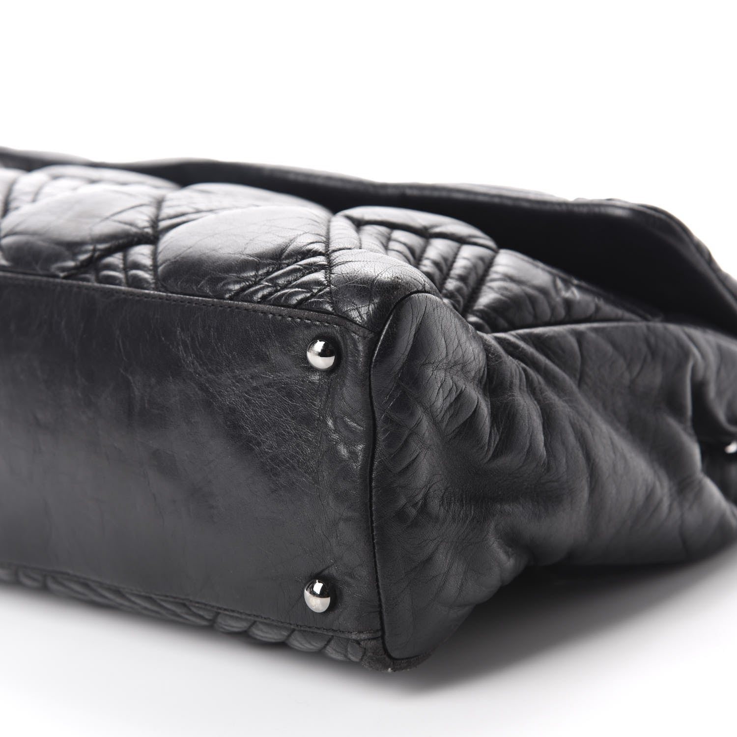 Chanel Lambskin In and Out XL Maxi Flap Black 7 of 11