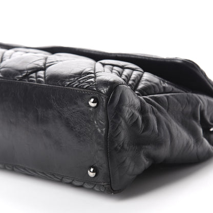 Chanel Lambskin In and Out XL Maxi Flap Black 7 of 11