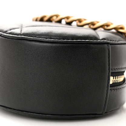 Chanel Lambskin Quilted Chanel 19 Round Clutch With Chain Black 10 of 10