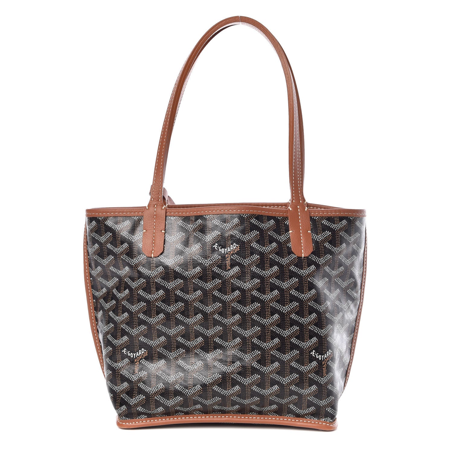 Goyard Goyardine Reversible Mini Anjou Black Gold 4 of 19