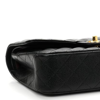 Chanel Caviar Quilted Medium Double Flap Black 9 of 11