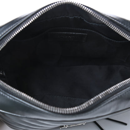 Saint Laurent Calfskin Matelasse Monogram Lou Camera Bag Black 4 of 4
