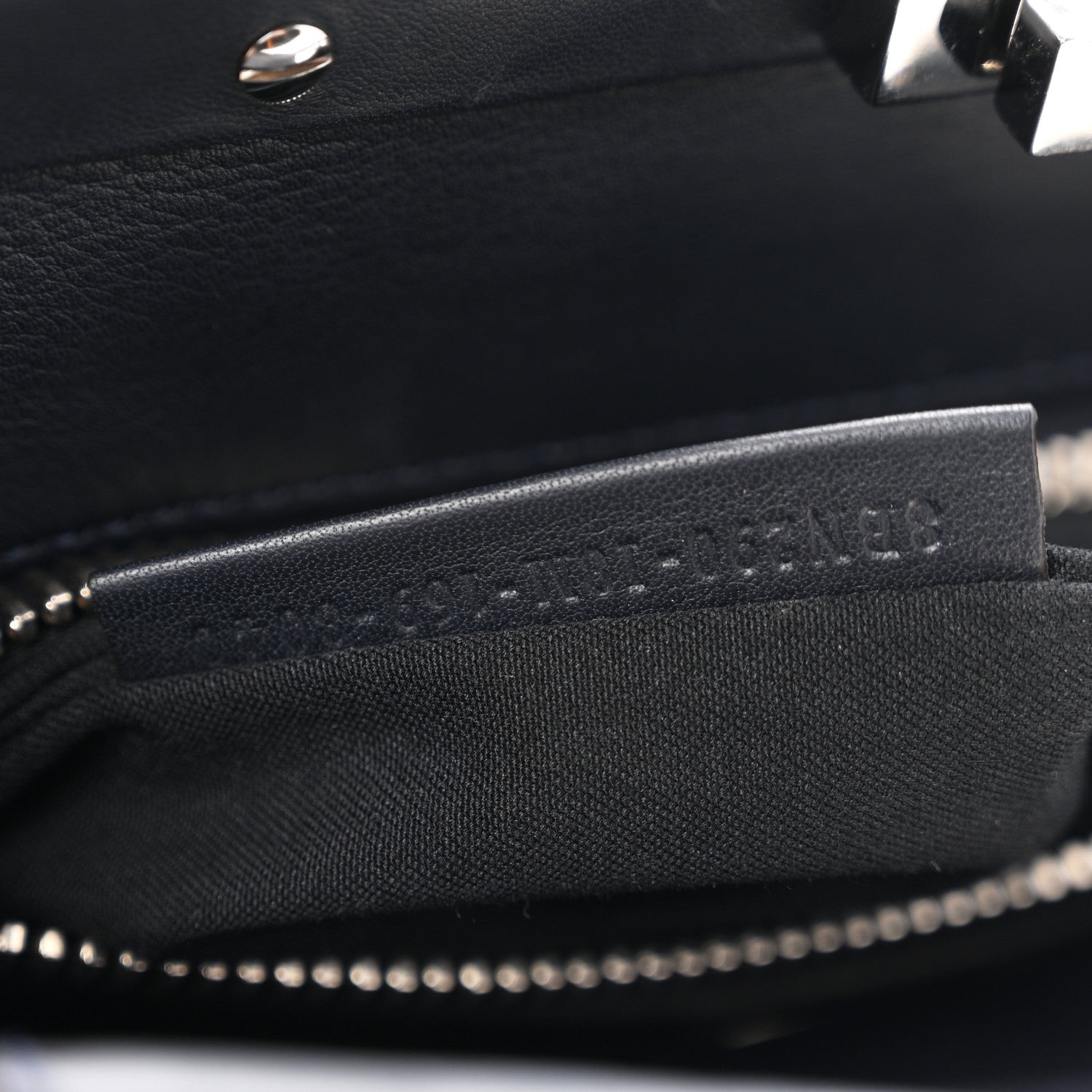 Fendi Vitello Seta Waves Bi-Color Medium Peekaboo Iconic Satchel Blue Notte Mostarda 7 of 10