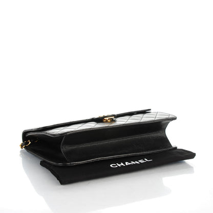Chanel Lambskin Quilted Medium Single Flap Black 4 of 9