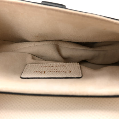Christian Dior Grained Calfskin Mini Saddle Bag White 5 of 10