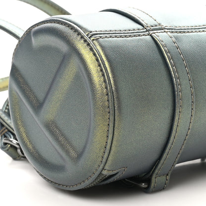 Telfar Metallic Vegan Leather Small Duffle Acid 9 of 10