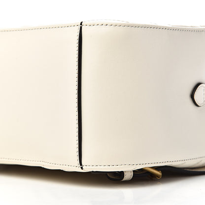 Gucci Calfskin Matelasse GG Marmont Dome Backpack White 9 of 10