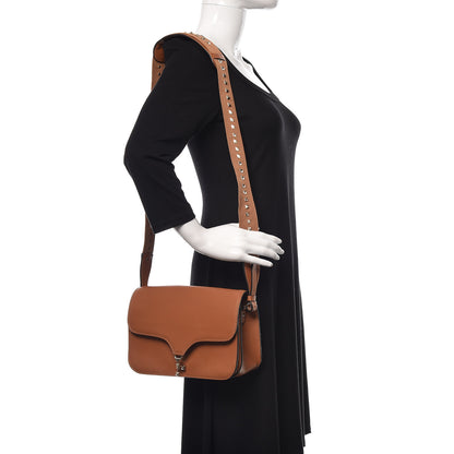 Valentino Garavani Calfskin Rockstud Band Crossbody Bag Light Cuir 2 of 12