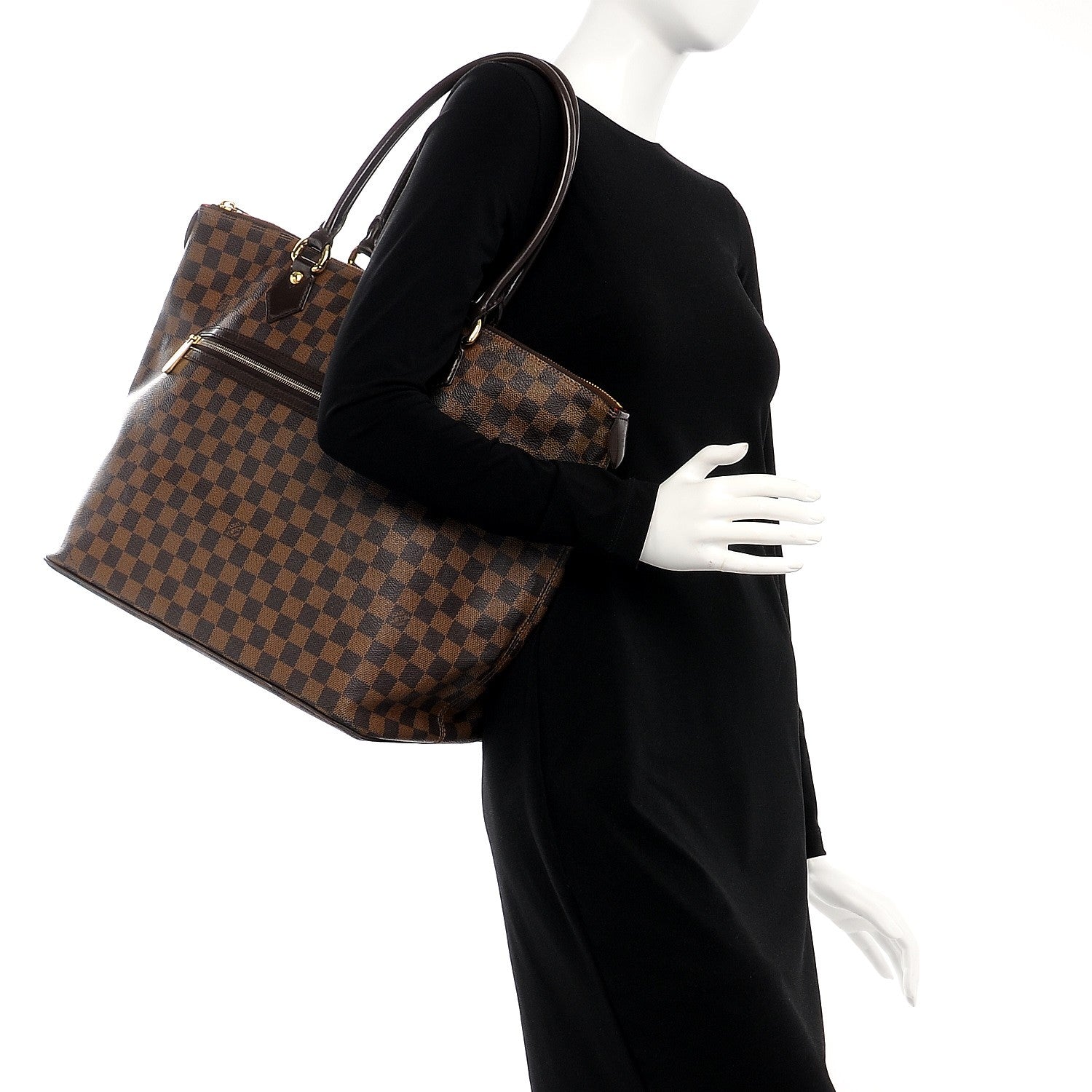 Louis Vuitton Damier Ebene Saleya GM 2 of 13