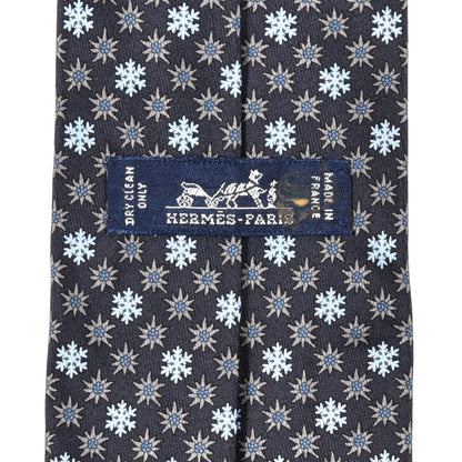 Hermes Silk Printed Mens Neck Tie 6 of 6