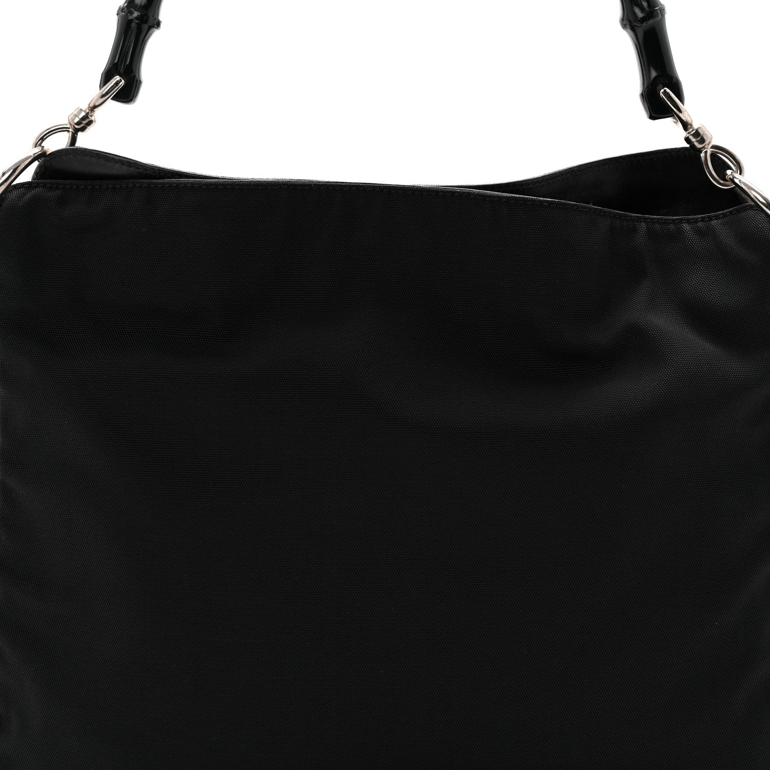 Gucci Nylon Bamboo Hobo Black 8 of 11