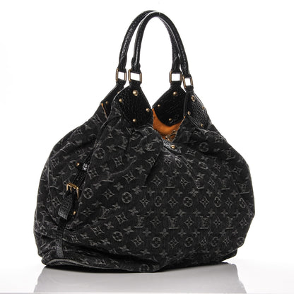 Louis Vuitton Denim Mahina XL Black 3 of 6