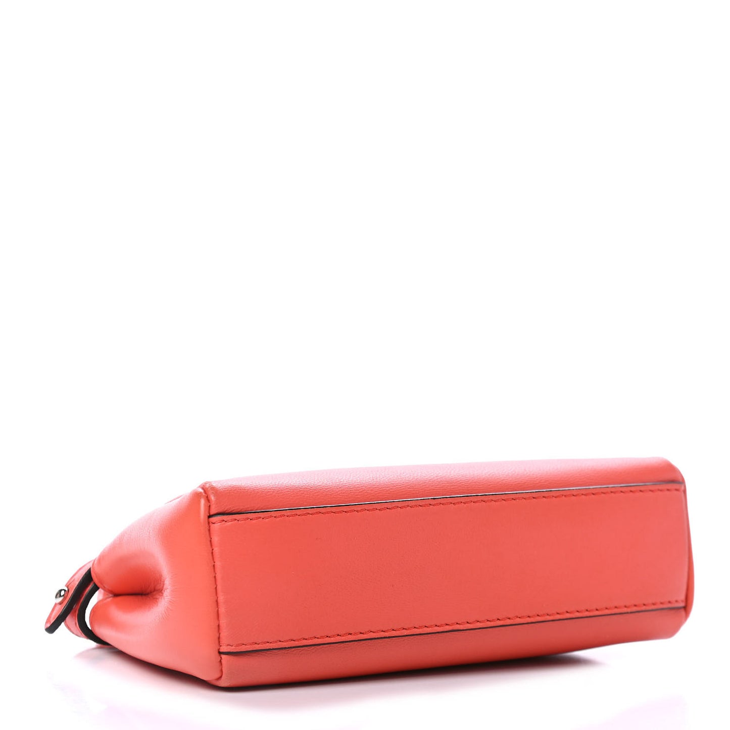 Shiny Nappa Micro Peekaboo Iconic Satchel Rosso Pimento