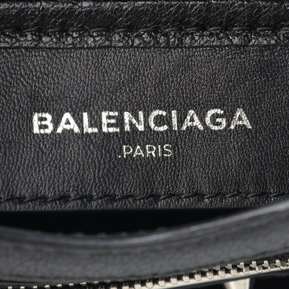 Balenciaga Chevre Silver Metallic Edge Hardware Nano City Black 6 of 9
