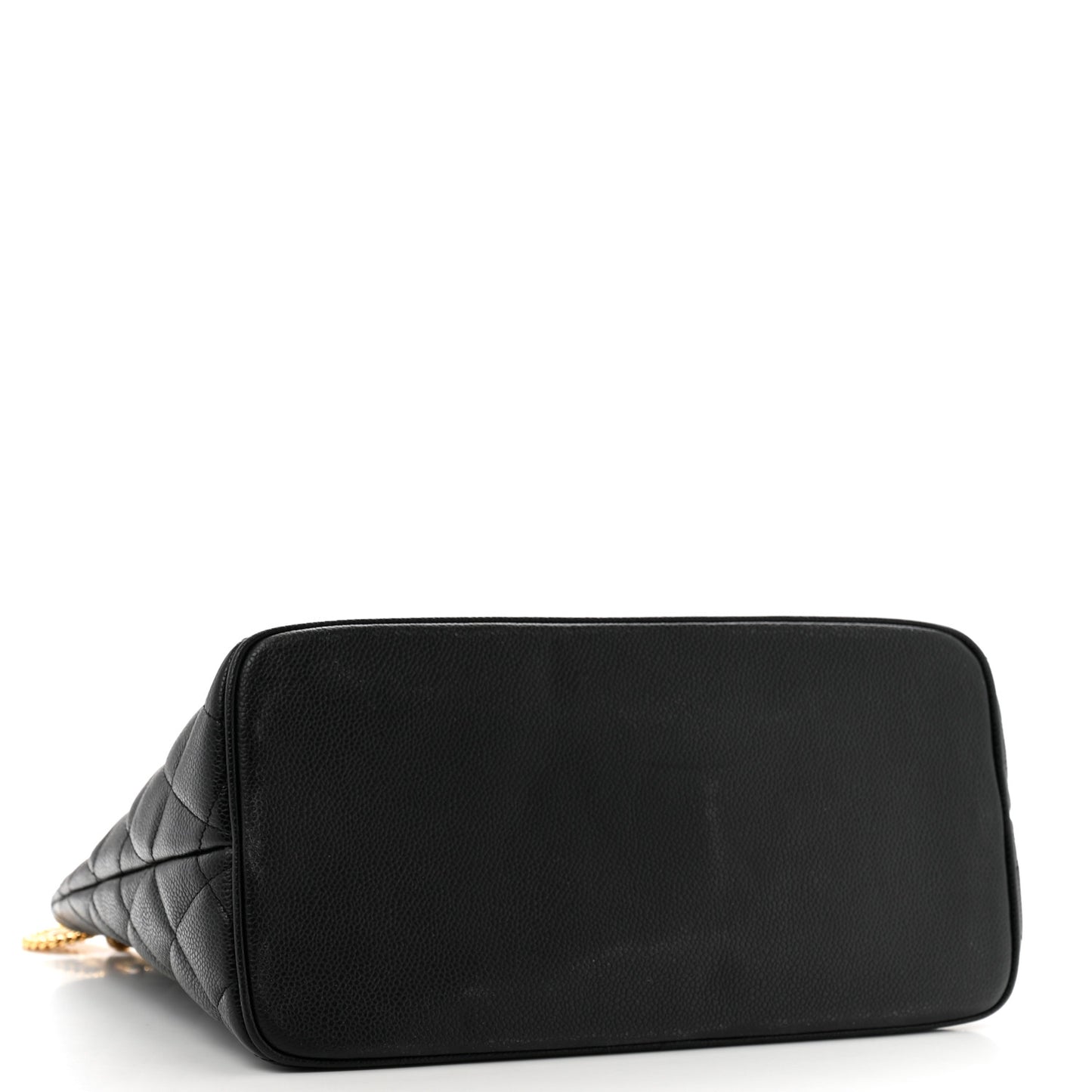 Caviar Quilted Medallion Tote Black