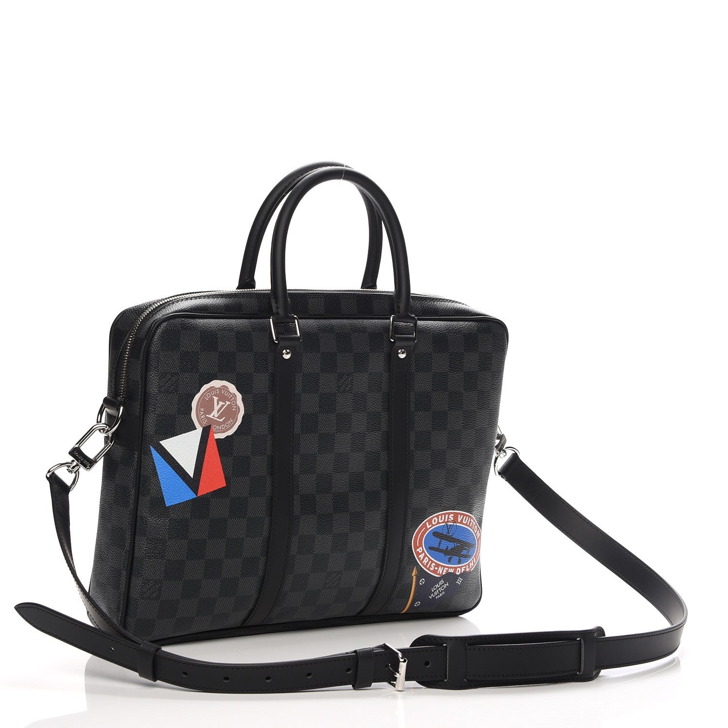 Louis Vuitton Damier Graphite Porte-Documents Voyage PM 8 of 11