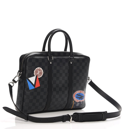 Louis Vuitton Damier Graphite Porte-Documents Voyage PM 8 of 11
