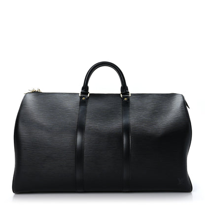 Louis Vuitton Epi Keepall 50 Black 1 of 11