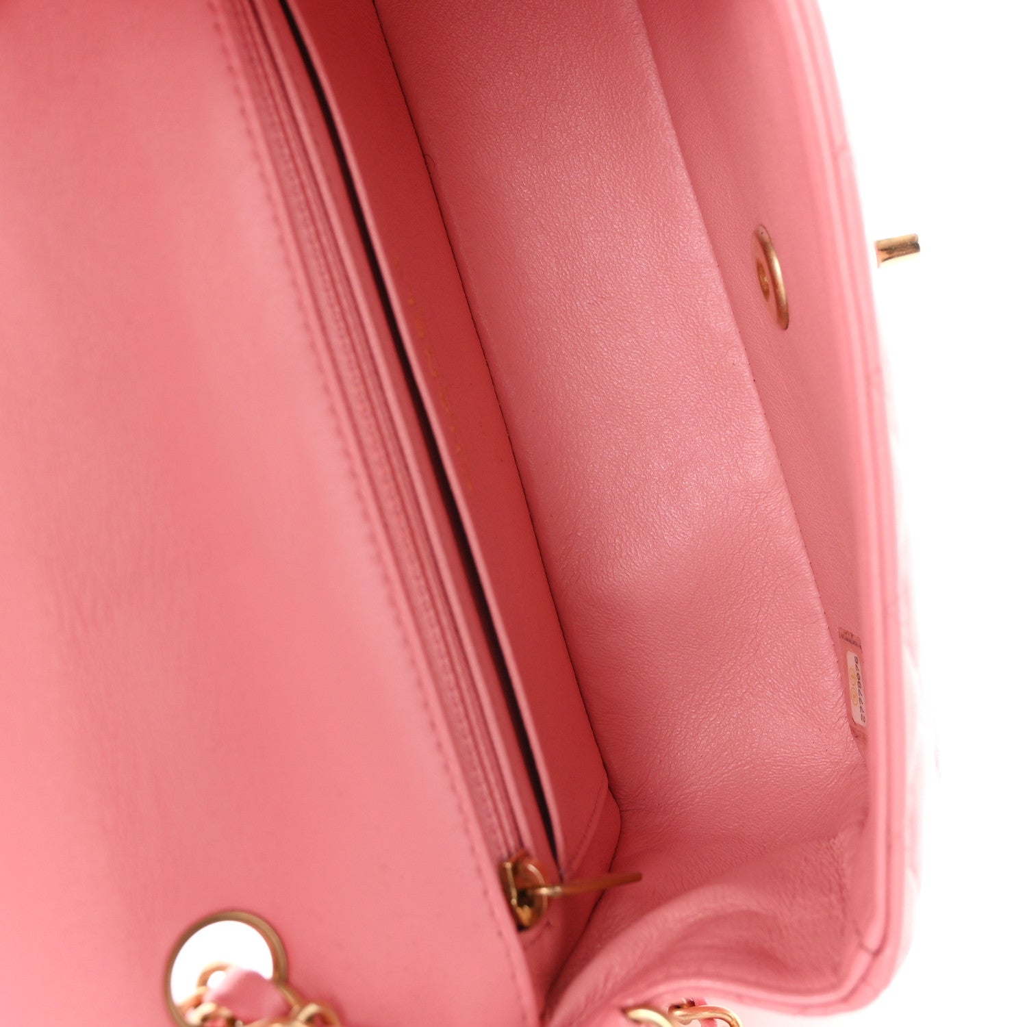 Chanel Lambskin Quilted Mini Rectangular Flap Pink 4 of 11
