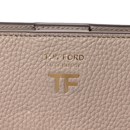 Tom Ford Grained Calfskin Rialto Crossbody Taupe 6 of 8