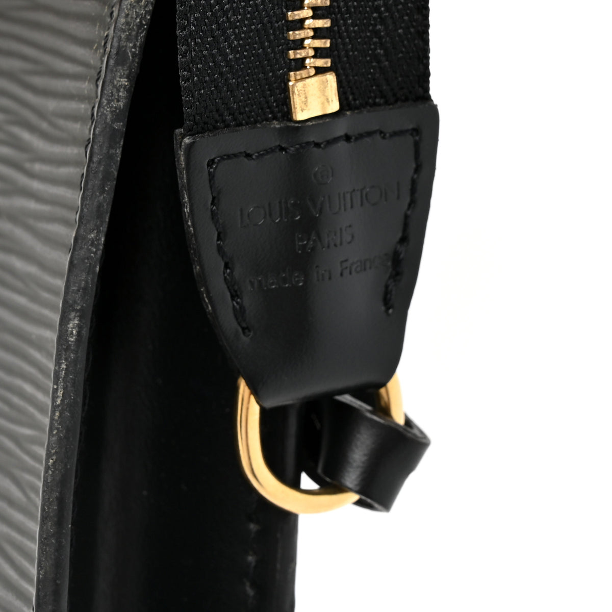 Louis Vuitton Epi Pochette Accessories 24 Black 6 of 10