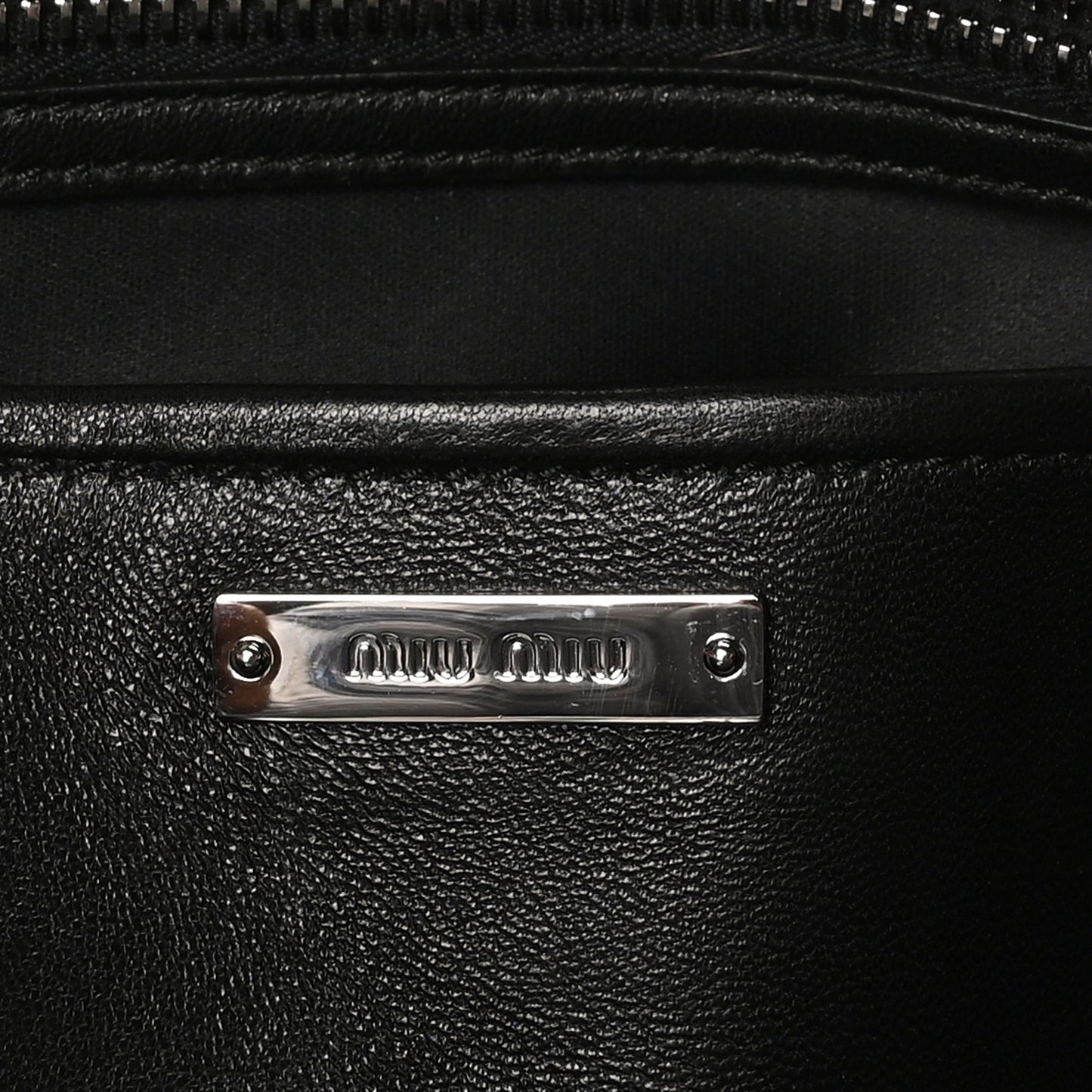 Nappa Matelasse Swarovski Crystal Tote Black