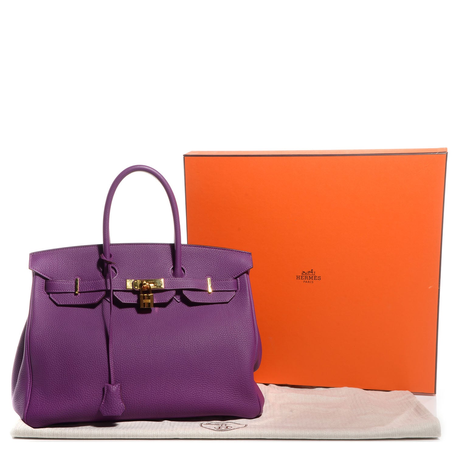Hermes Togo Birkin 35 Anemone 5 of 10