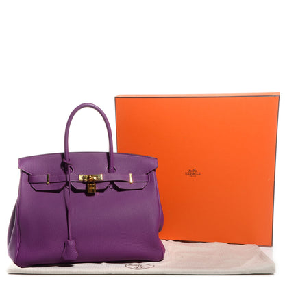 Hermes Togo Birkin 35 Anemone 5 of 10