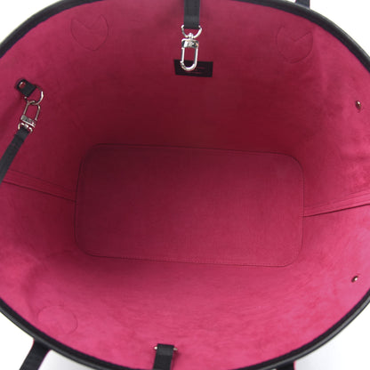 Louis Vuitton Epi Neverfull MM Black Hot Pink 6 of 12