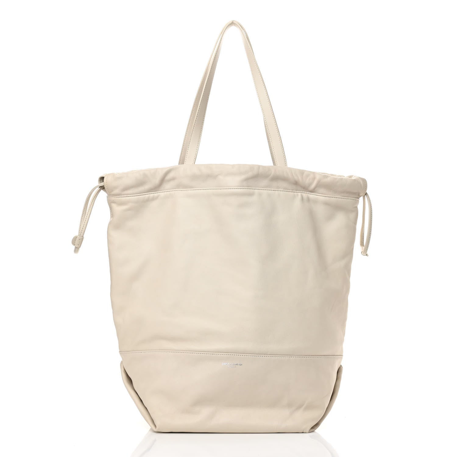 Saint Laurent Lambskin West Shopping Bag Crema Soft 3 of 11