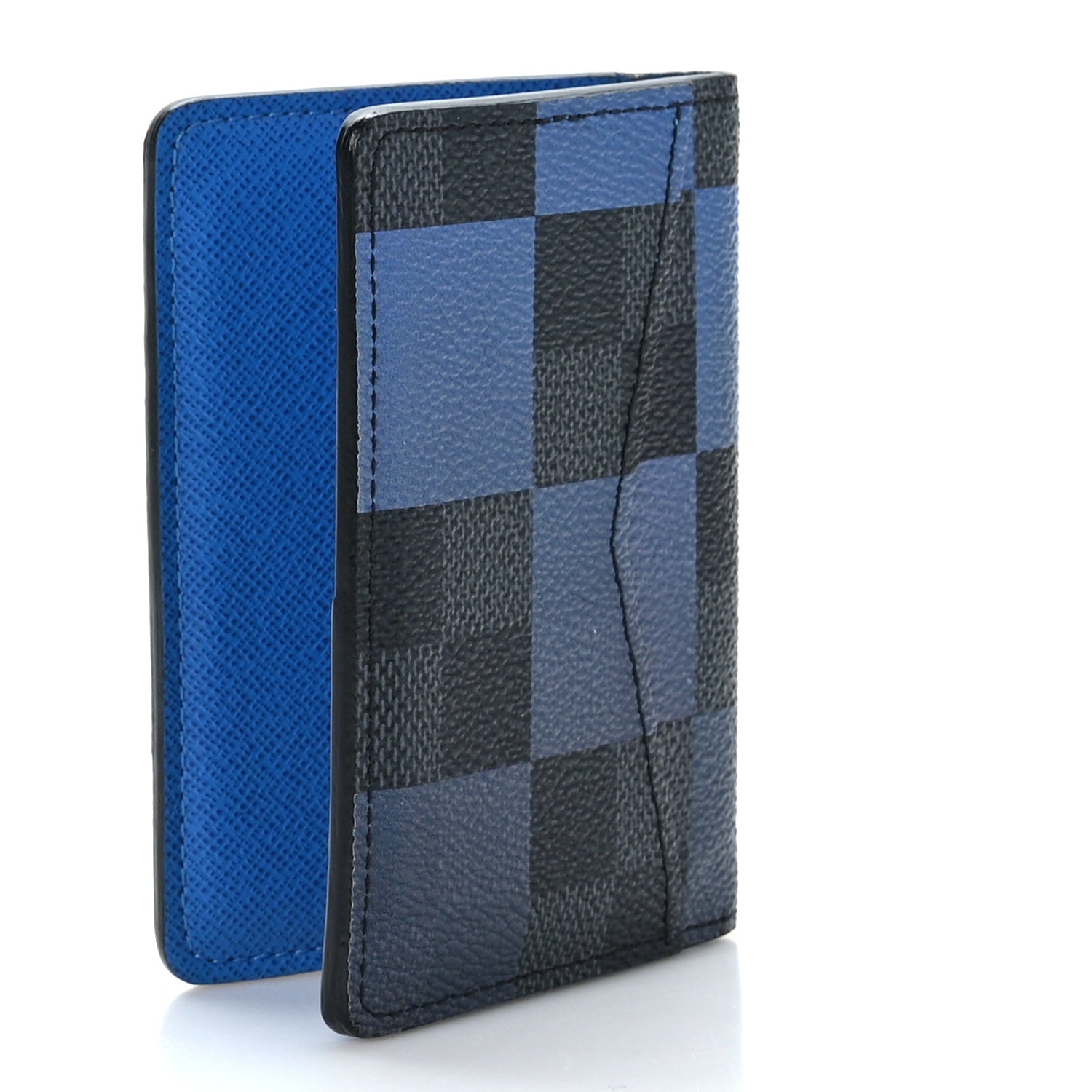 Louis Vuitton Damier Graphite Giant Pocket Organizer Blue 3 of 7
