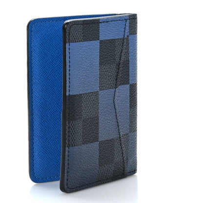 Louis Vuitton Damier Graphite Giant Pocket Organizer Blue 3 of 7