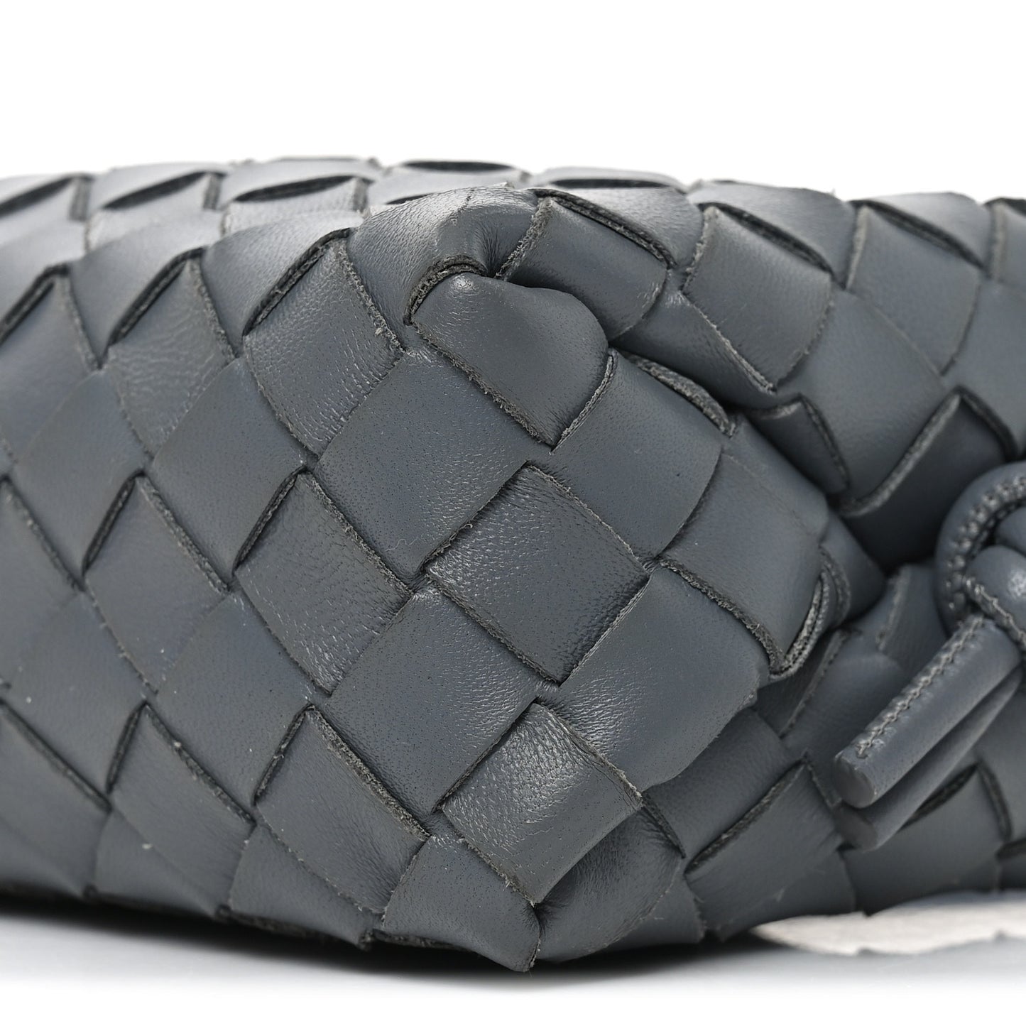 Nappa Intrecciato Mini Loop Camera Bag Thunder