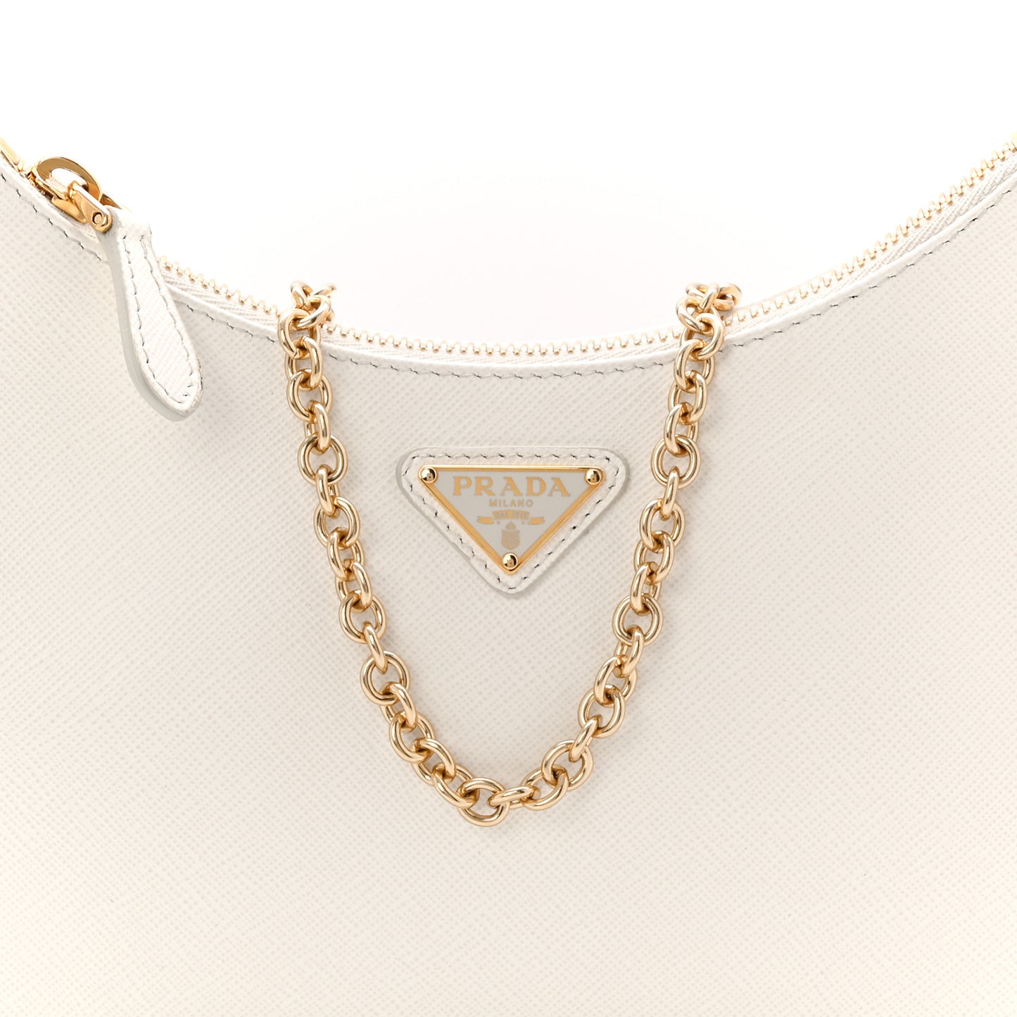 Saffiano Re-Edition 2005 Shoulder Bag White