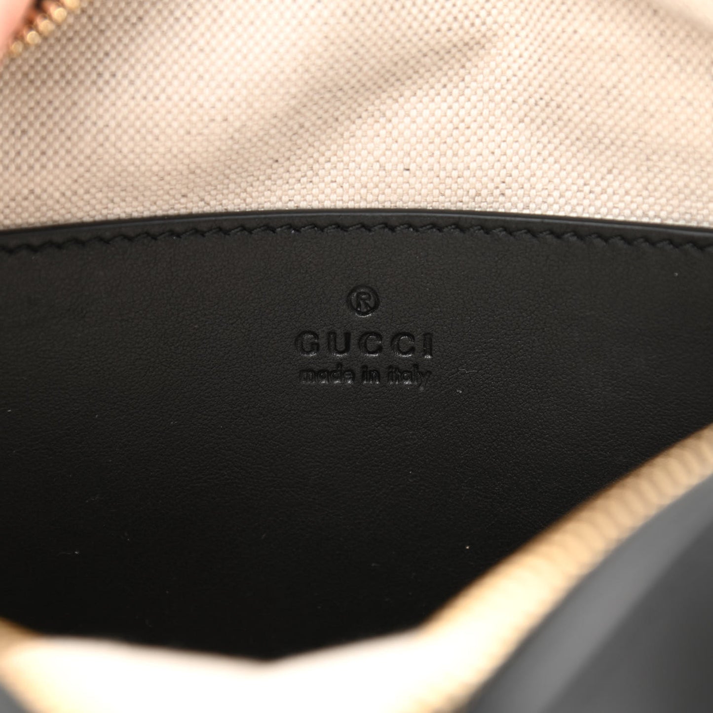 Calfskin GG Matelasse Shoulder Bag Black Natural