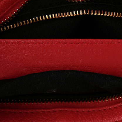 Balenciaga Chevre Gold Metallic Edge Hardware City Rouge Grenade 8 of 13